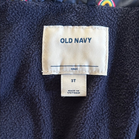 Old Navy Navy Blue Fleece Vest - Picture 2 of 4